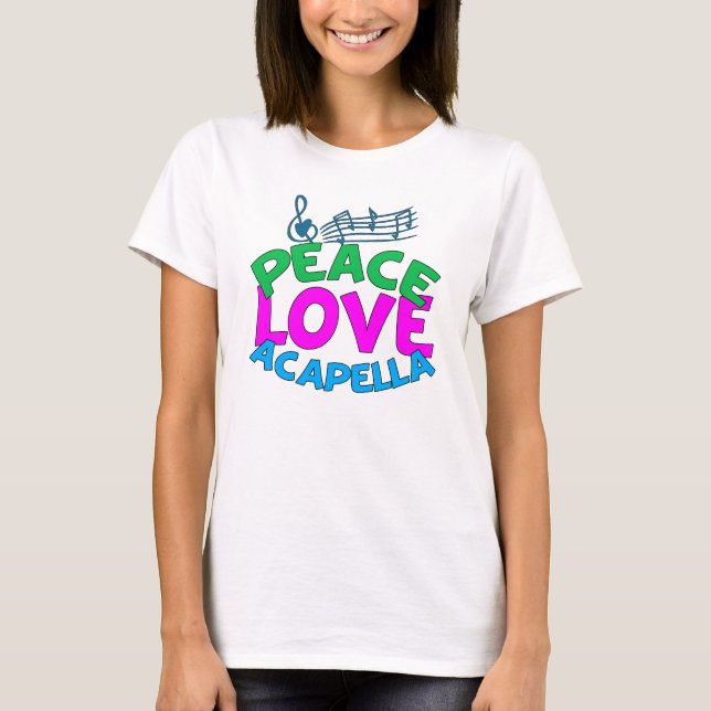 Peace Liebe Acapella Group Women T-Shirt (Vorderseite)