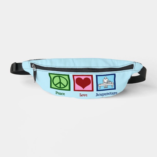 Peace Liebe Akupunktur Niedlich Akupunkturist Bauchtasche (Vorderseite)