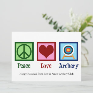 Peace Liebe Archery Niedlich Weihnachten
