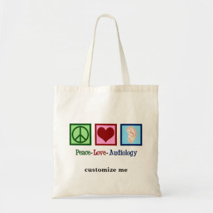 Peace Liebe Audiology Custom Audiologe Tragetasche