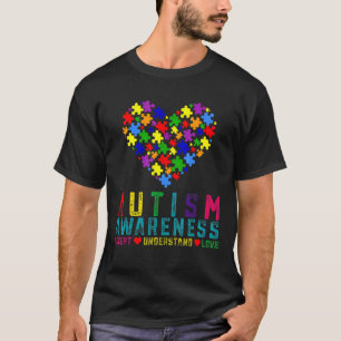Peace Liebe Autismus Bewusstsein Pop Es Fidget Toy T-Shirt
