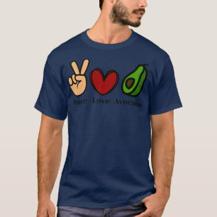 Peace Liebe avocados Classic TShirt