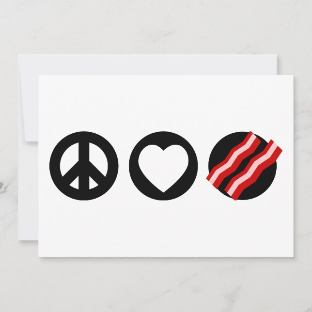 Peace Liebe Bacon (Vorderseite)