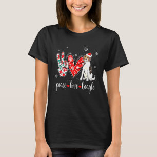 Peace Liebe Beagle Dog T-Shirt