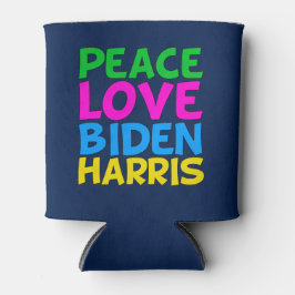 Peace Liebe Biden Harris Niedlich Wahl 2024 Dosenkühler