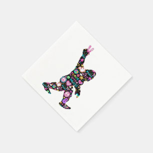 Peace Liebe Bigfoot Hippie Funny Bigfoot Lover Serviette