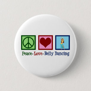 Peace Liebe Bly Tancing Button