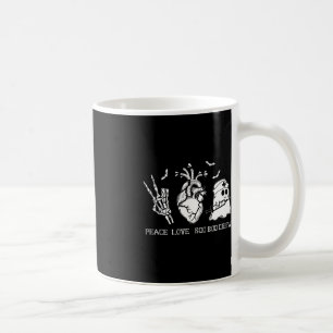 Peace Liebe Boo Boo Crew Lazy Halloween Kostüm Nur Kaffeetasse