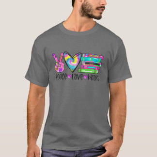 Peace Liebe Books Niedlich Lover Books Looks B T-Shirt