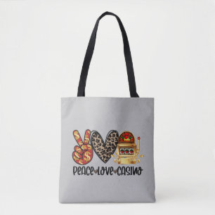 Peace Liebe Casino Tasche