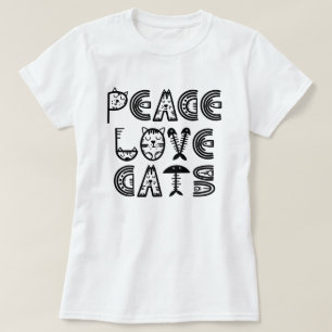 Peace Liebe Cats T - Shirt