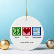 Peace Liebe Chiropraktische Niedliche Chiropraktik
