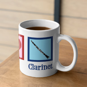 Peace Liebe Clarinets Kaffeetasse