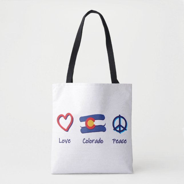 Peace Liebe Colorado Tasche (Vorderseite)