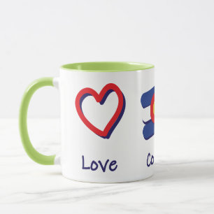 Peace Liebe Colorado Tasse