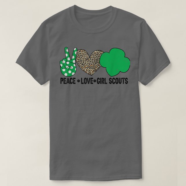 Peace Liebe Cookie Scout for Girls Bakery Cookie S T-Shirt (Design vorne)