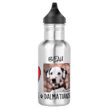 Peace Liebe Dalmatiner Hund liebt Stainless Steel 