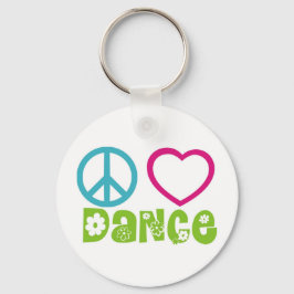 Peace Liebe Dance Schlüsselanhänger