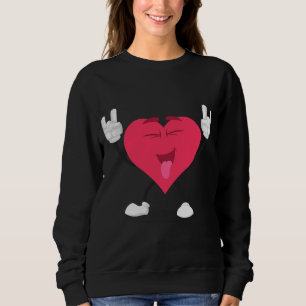 Peace Liebe & Death Metal Raccoon Children's Band Sweatshirt