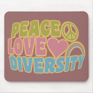 PEACE LIEBE DIVERSITY Mousepad