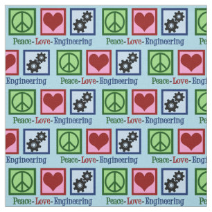 Peace Liebe Engineering Niedlich Engineer Stoff
