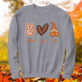 Peace Liebe Fall Long Sleeve Tshirt