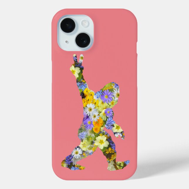 Peace Liebe Floral Bigfoot Case-Mate iPhone Hülle (Rückseite)