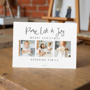 Peace Liebe & Freude Frohe Weihnachten Foto