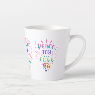 Peace Liebe Freude Tasse Kaffeetasse Zen Hippie