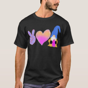 Peace Liebe Gnome Holding Ostereier Liebe Osterfes T-Shirt