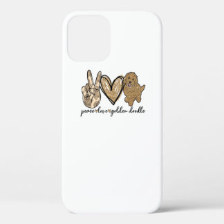 Peace Liebe Golden Doodle Dog Pet Liebhaber Doodle Case-Mate iPhone Hülle