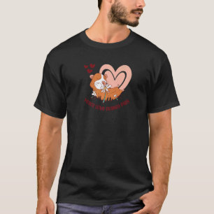 Peace Liebe Guinea Pigs Sprichwort für Guinea Schw T-Shirt