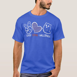 Peace Liebe Halloween Retro T-Shirt