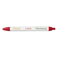 Peace Liebe Harmony Rot grün