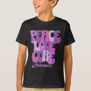 Peace Liebe Heilen Heimerheimer's Awareness Lila R T-Shirt
