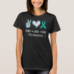 Peace Liebe heilen Pcos Bewusstsein Männer Frauen T-Shirt