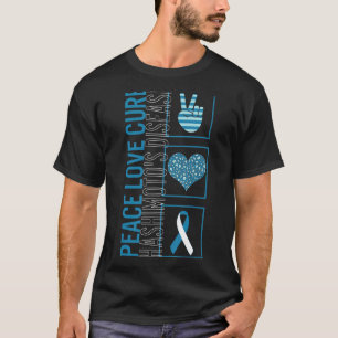Peace Liebe heilt Hashimoto's Disease Awareness Ri T-Shirt