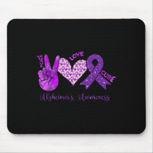 Peace Liebe heilt Lila Heimerheimer-Software Mousepad