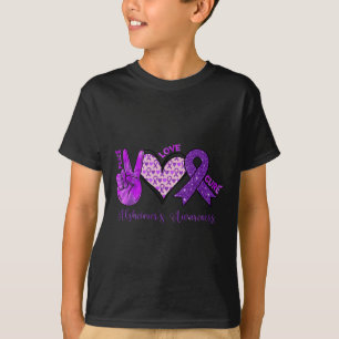 Peace Liebe heilt Lila Heimerheimer-Software T-Shirt
