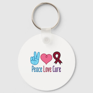 Peace Liebe Heilung Sichelzellanämie Sensibilisier Schlüsselanhänger