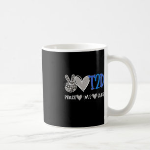 Peace Liebe Heilung Typ Zwei Diabetes Bewusstsein  Kaffeetasse