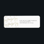 Peace Liebe Joy Christmas Labels | Gold<br><div class="desc">Peace Liebe Joy Christmas Labels</div>