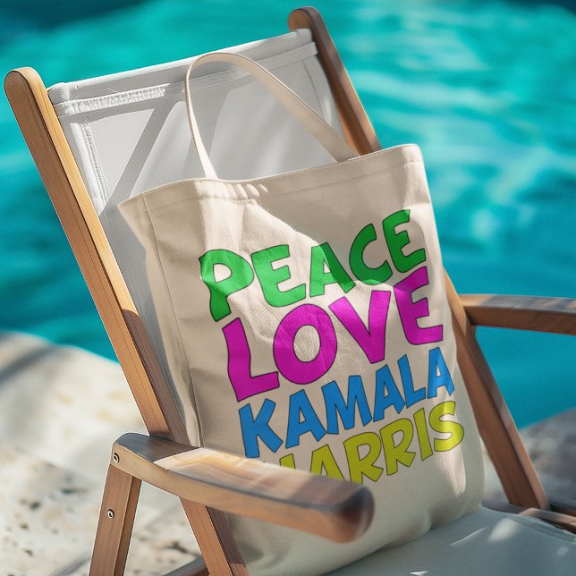 Peace Liebe Kamala Harris Tragetasche (Von Creator hochgeladen)