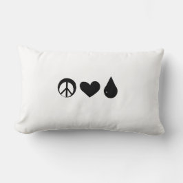 Peace Liebe Kolostrum Lumbalstützkissen Lendenkissen