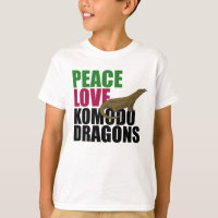 Peace Liebe Komodo Dragons Kinder