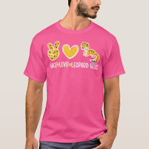Peace Liebe Leopard Gecko Owner Leopard Gecko Mama T-Shirt