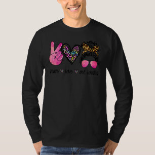 Peace Liebe Loaded Leopard Messy Bun Mama Tee