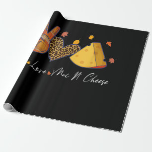 Peace Liebe Mac N Cheese Halloween Erntedank Geschenkpapier