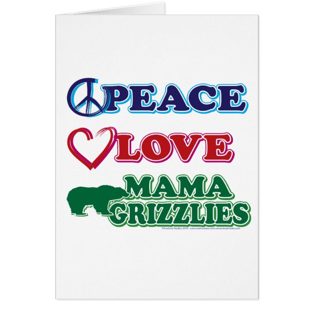 Peace-Liebe-Mama-Grizzlies (Vorne)