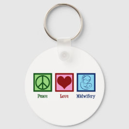 Peace Liebe Midwifery Niedlich Midwomen Schlüsselanhänger